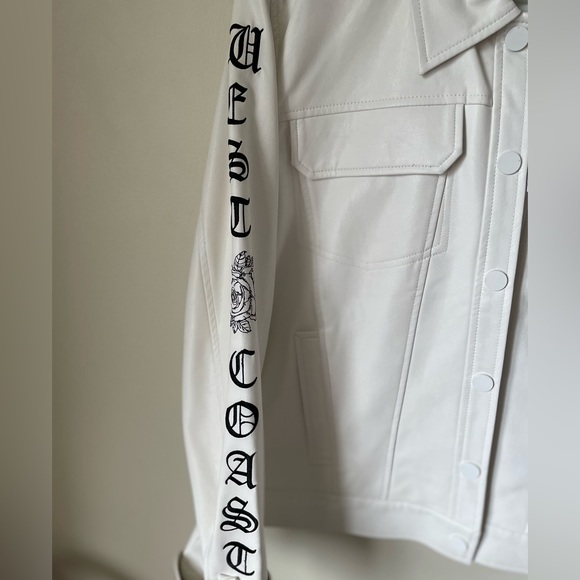 Guess PU Trucker Jacket - Picture 1 of 5